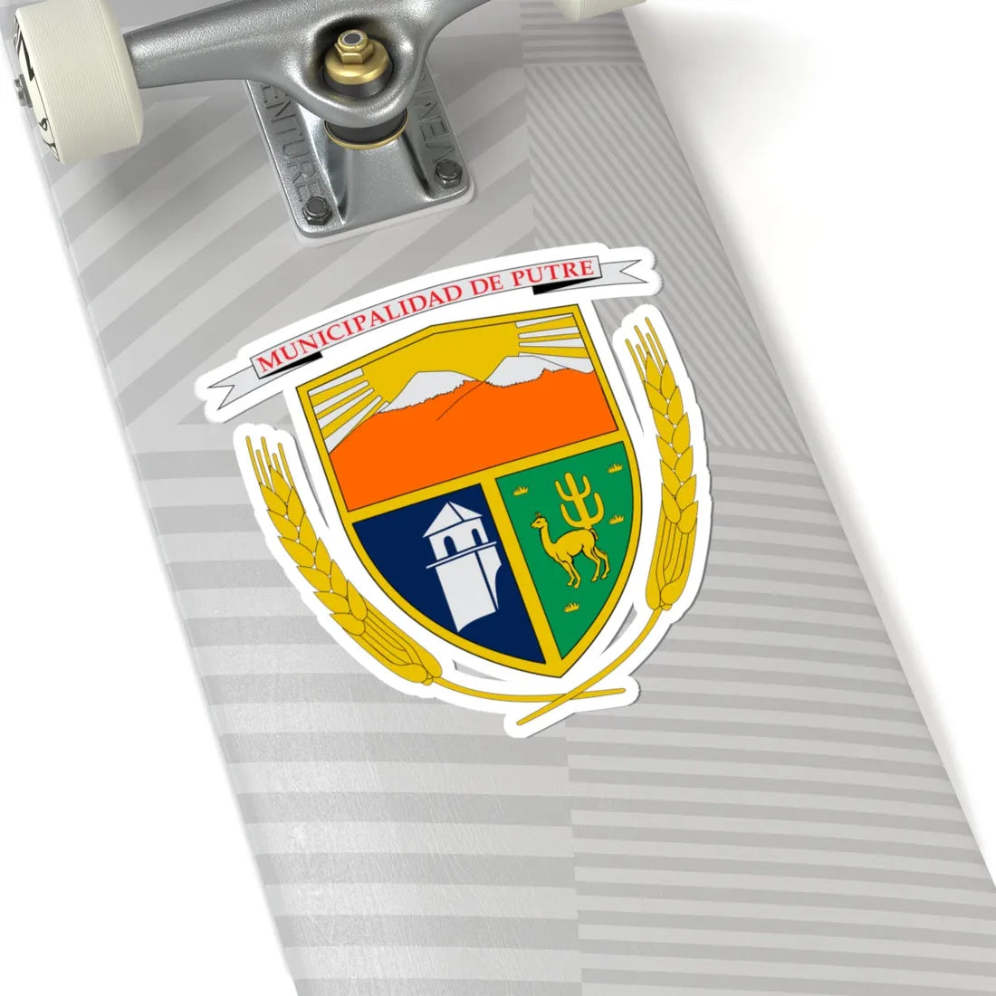 Escudo de Putre (Chile) (Coat of Arms) STICKER Vinyl Kiss-Cut Decal - The Sticker Space