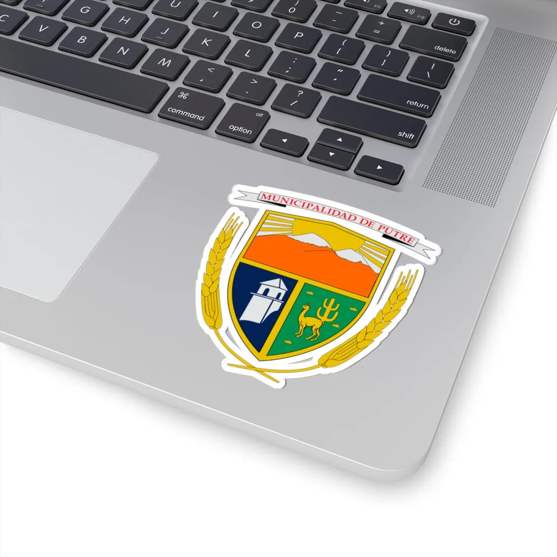 Escudo de Putre (Chile) (Coat of Arms) STICKER Vinyl Kiss-Cut Decal - The Sticker Space