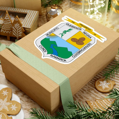 Escudo de Quebradanegra (Colombia) (Coat of Arms) STICKER Vinyl Kiss-Cut Decal - The Sticker Space