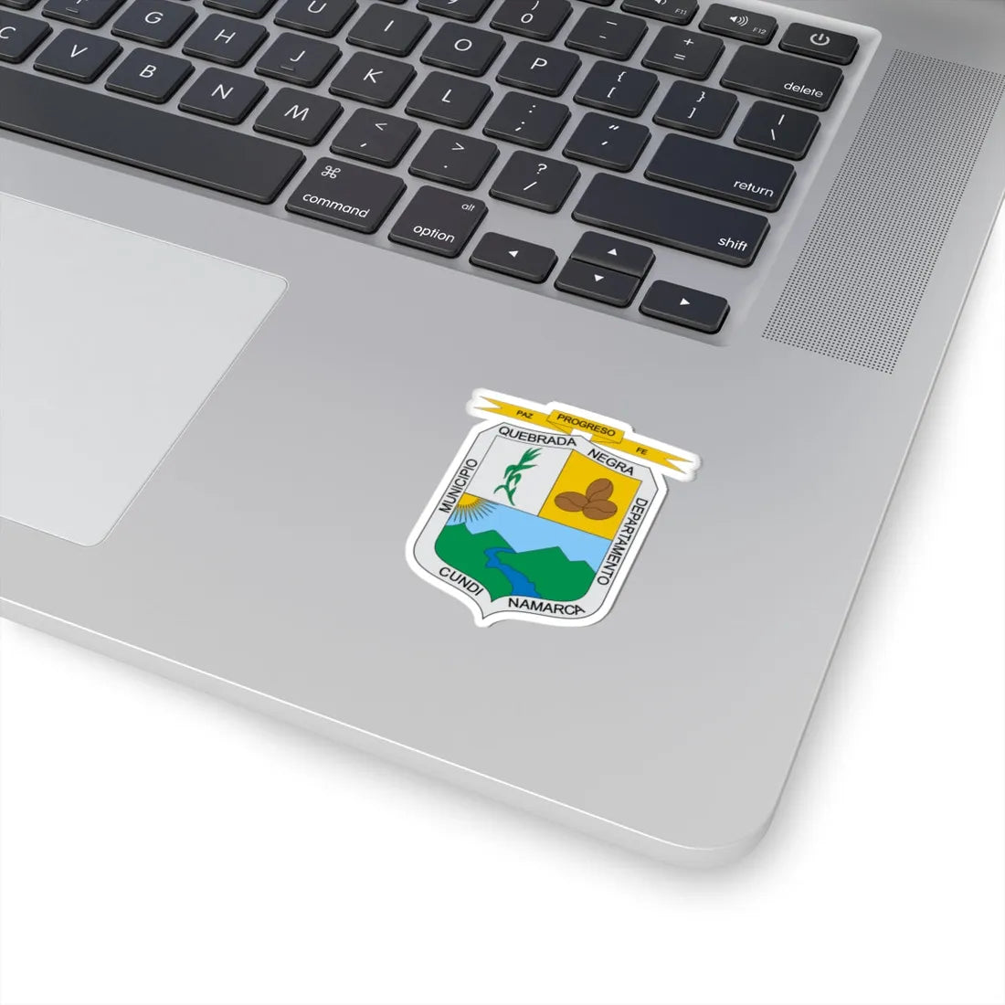 Escudo de Quebradanegra (Colombia) (Coat of Arms) STICKER Vinyl Kiss-Cut Decal - The Sticker Space