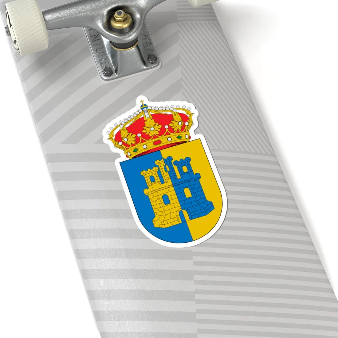 Escudo de Quel (Spain) (Coat of Arms) STICKER Vinyl Kiss-Cut Decal - The Sticker Space
