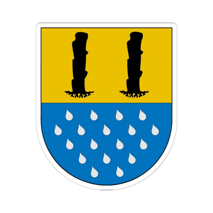 Escudo de Quilleco (Chile) (Coat of Arms) STICKER Vinyl Kiss-Cut Decal 6 Inch White - The Sticker Space