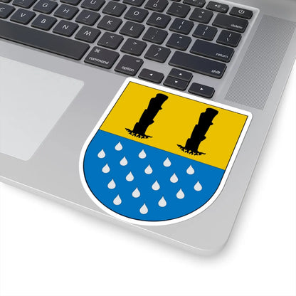 Escudo de Quilleco (Chile) (Coat of Arms) STICKER Vinyl Kiss-Cut Decal - The Sticker Space