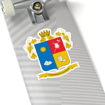 Escudo de Quilpué (Chile) (Coat of Arms) STICKER Vinyl Kiss-Cut Decal - The Sticker Space