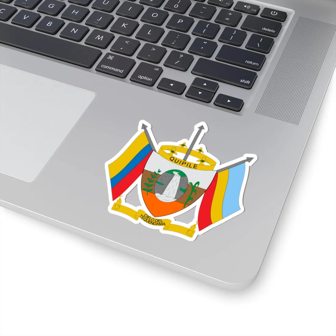 Escudo de Quipile (Colombia) (Coat of Arms) STICKER Vinyl Kiss-Cut Decal - The Sticker Space