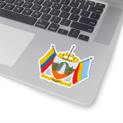 Escudo de Quipile (Colombia) (Coat of Arms) STICKER Vinyl Kiss-Cut Decal - The Sticker Space