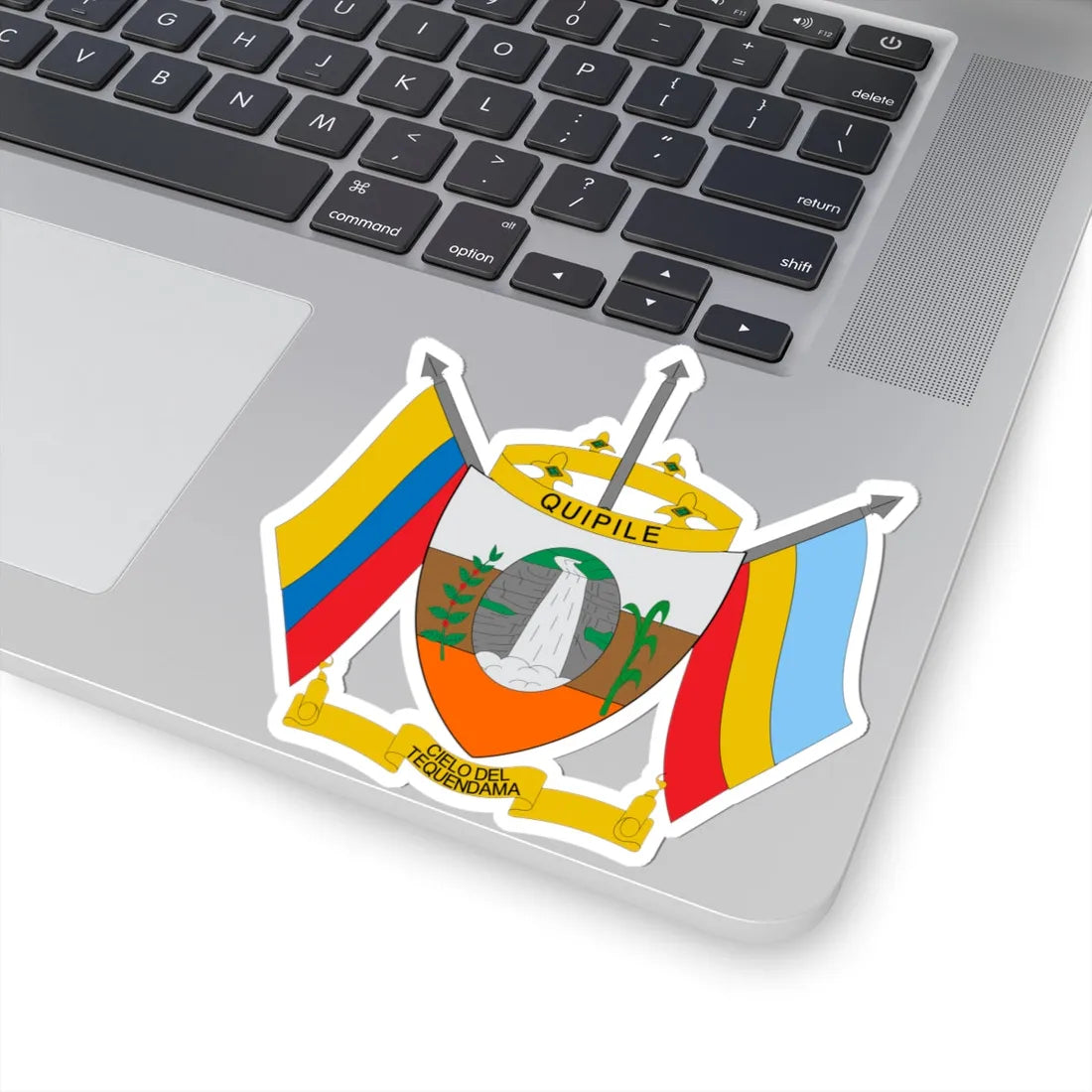 Escudo de Quipile (Colombia) (Coat of Arms) STICKER Vinyl Kiss-Cut Decal - The Sticker Space