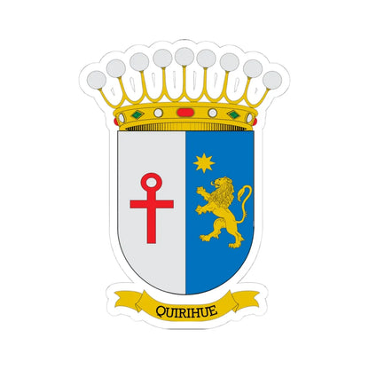 Escudo de Quirihue (Chile) (Coat of Arms) STICKER Vinyl Kiss-Cut Decal - The Sticker Space