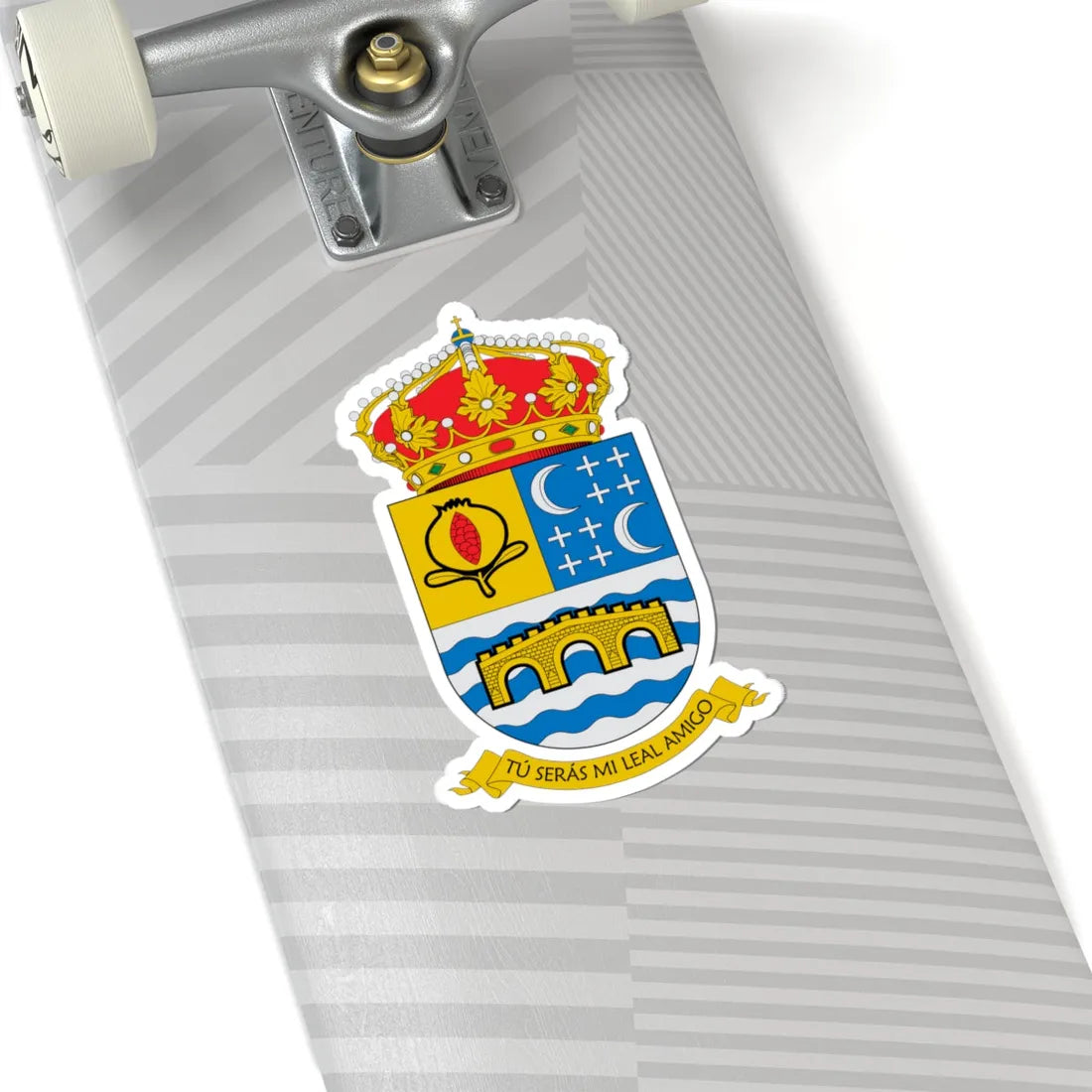 Escudo de Quéntar (Spain) (Coat of Arms) STICKER Vinyl Kiss-Cut Decal - The Sticker Space
