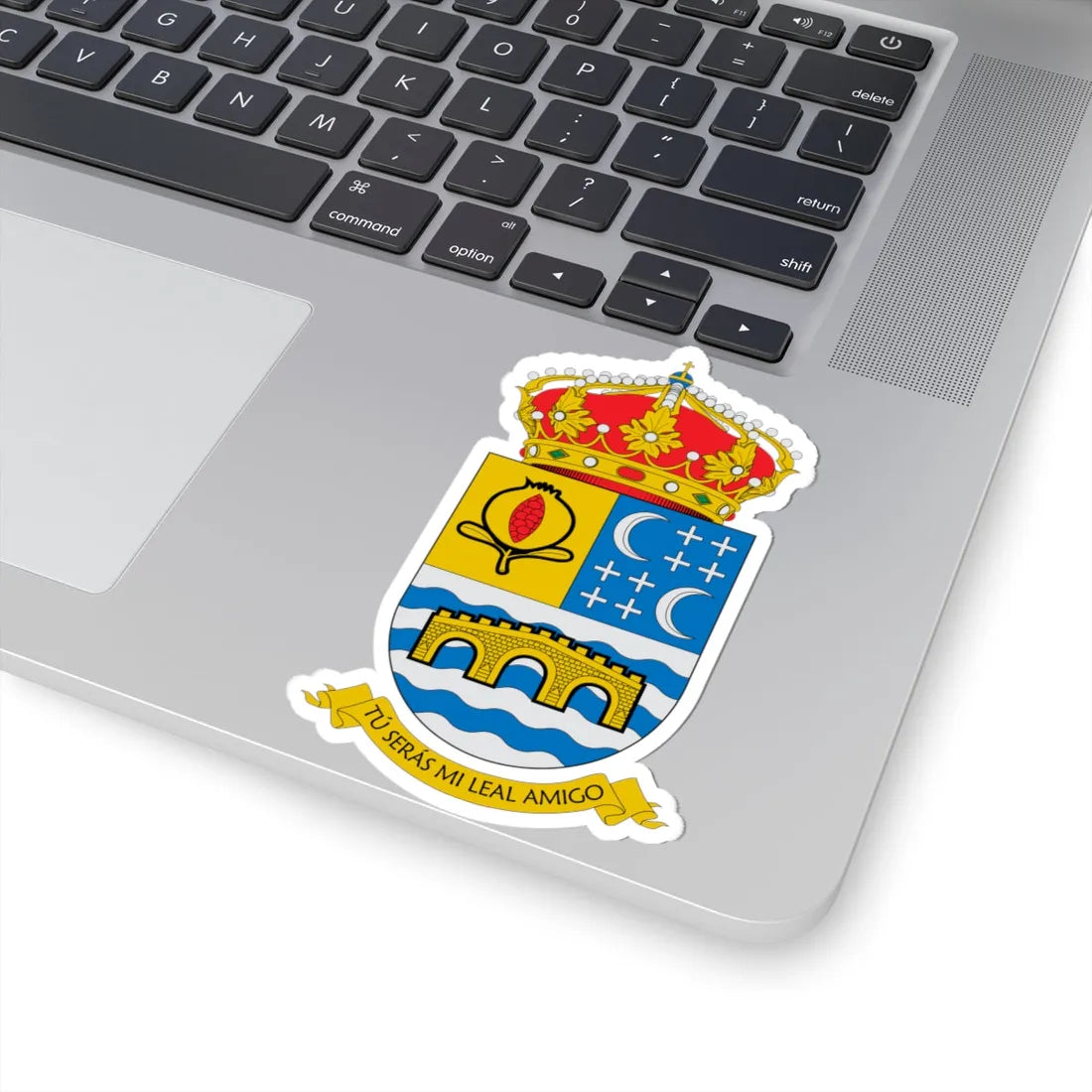 Escudo de Quéntar (Spain) (Coat of Arms) STICKER Vinyl Kiss-Cut Decal - The Sticker Space
