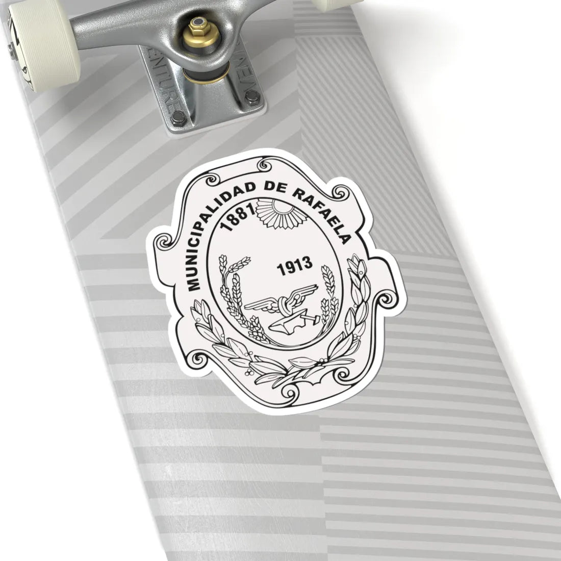 Escudo de Rafaela Santa Fe (Argentina) (Coat of Arms) STICKER Vinyl Kiss-Cut Decal - The Sticker Space