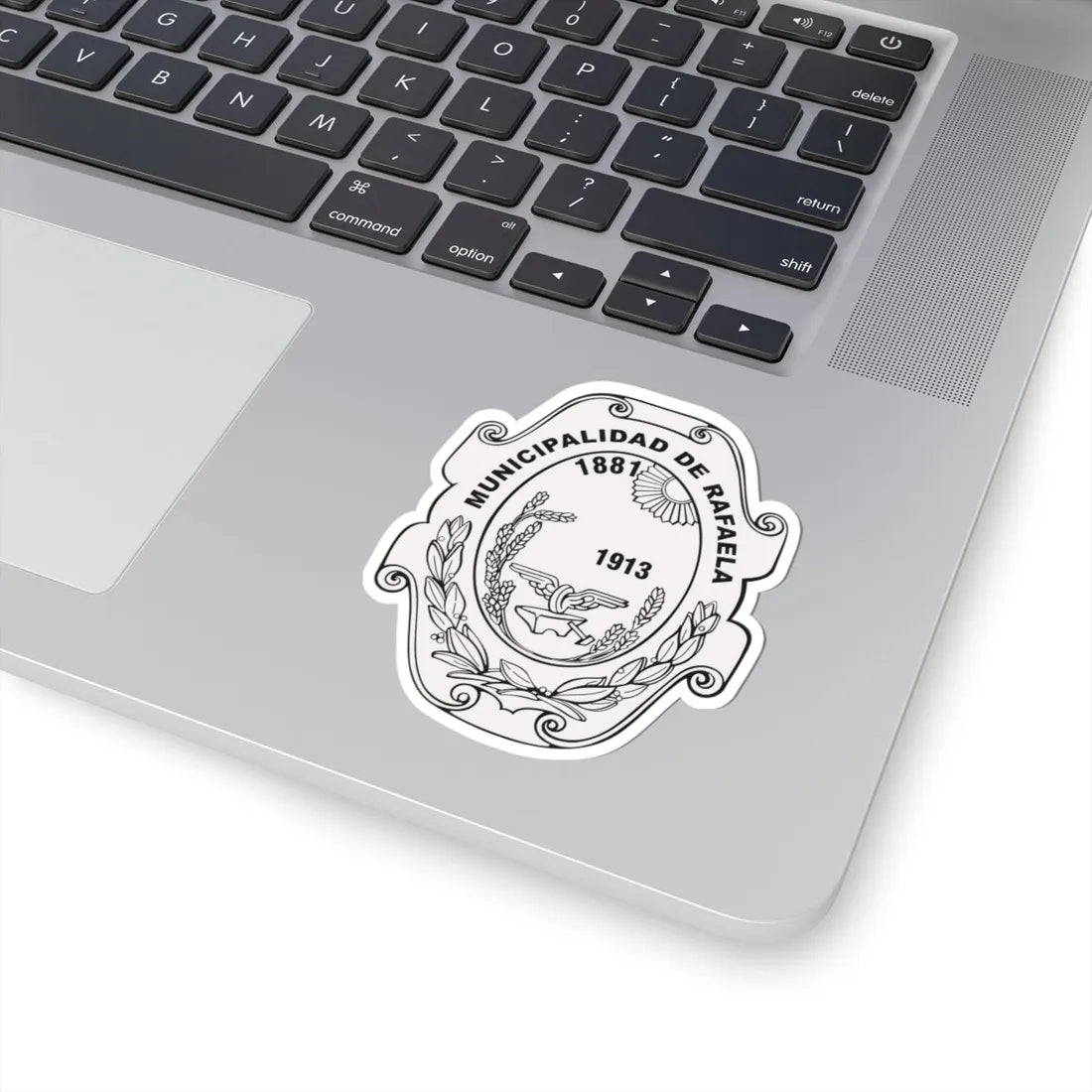 Escudo de Rafaela Santa Fe (Argentina) (Coat of Arms) STICKER Vinyl Kiss-Cut Decal - The Sticker Space