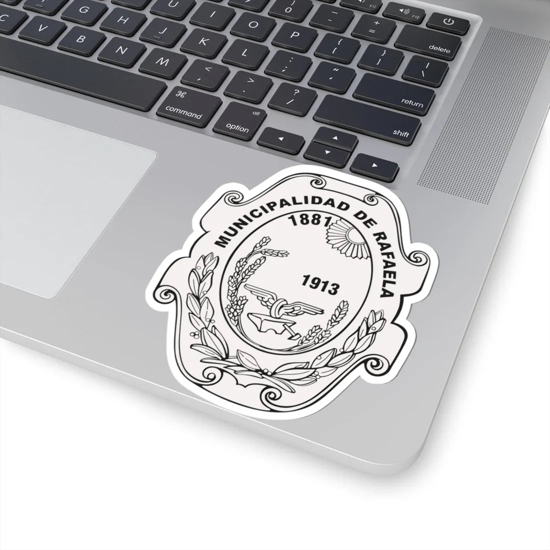 Escudo de Rafaela Santa Fe (Argentina) (Coat of Arms) STICKER Vinyl Kiss-Cut Decal - The Sticker Space