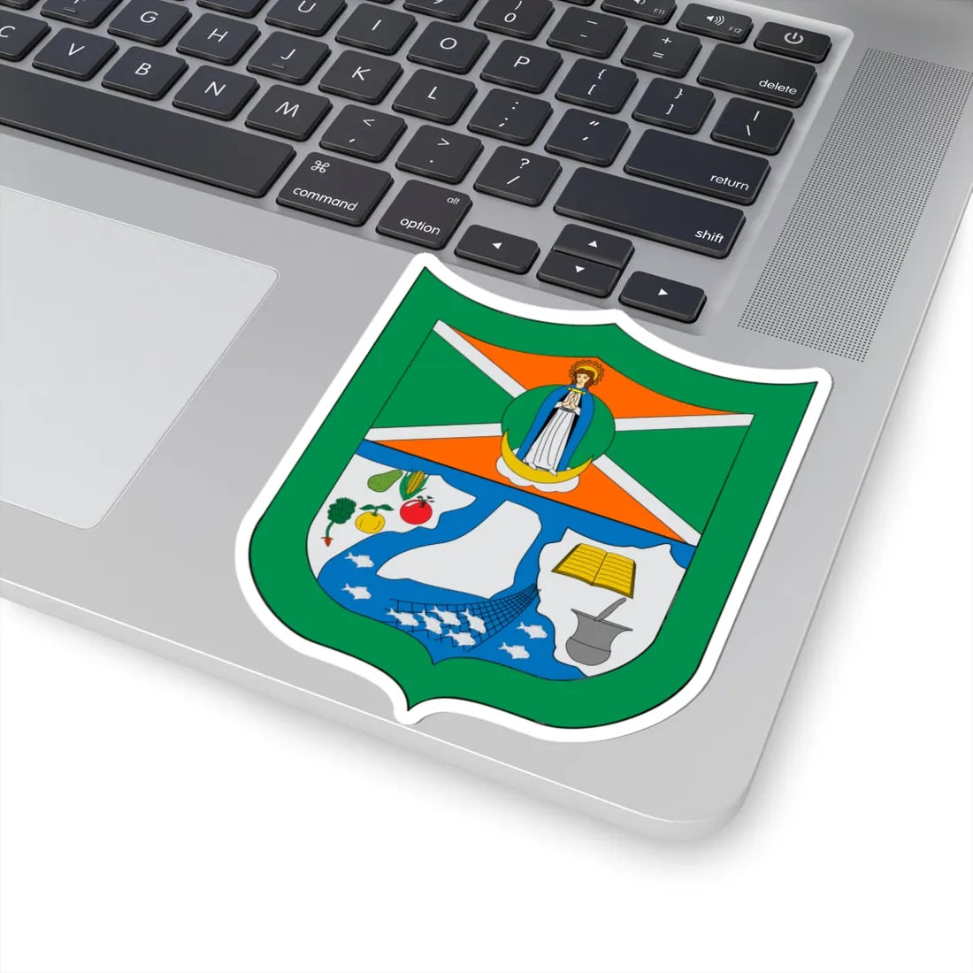 Escudo de Remolino Magdalena (Colombia) (Coat of Arms) STICKER Vinyl Kiss-Cut Decal - The Sticker Space