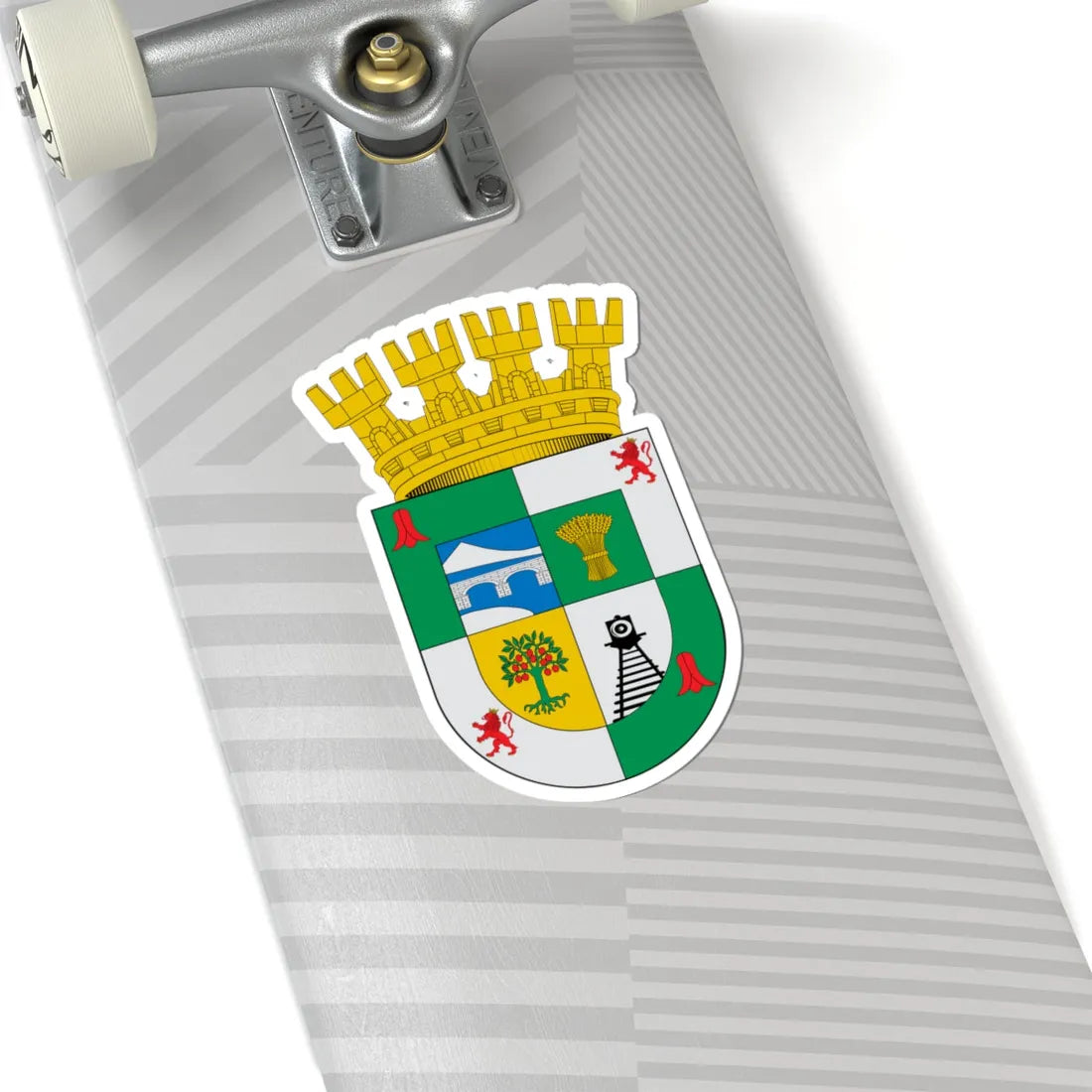 Escudo de Renaico (Chile) (Coat of Arms) STICKER Vinyl Kiss-Cut Decal - The Sticker Space