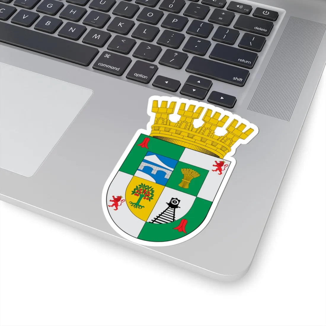Escudo de Renaico (Chile) (Coat of Arms) STICKER Vinyl Kiss-Cut Decal - The Sticker Space