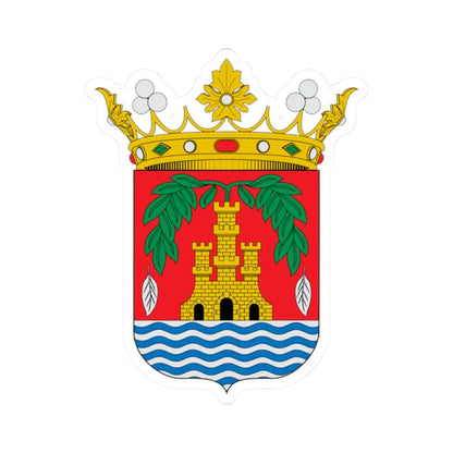 Escudo de Rentería Guipúzcoa (Spain) (Coat of Arms) STICKER Vinyl Kiss-Cut Decal 2 Inch White - The Sticker Space