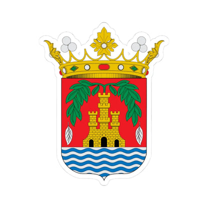 Escudo de Rentería Guipúzcoa (Spain) (Coat of Arms) STICKER Vinyl Kiss-Cut Decal 3 Inch White - The Sticker Space