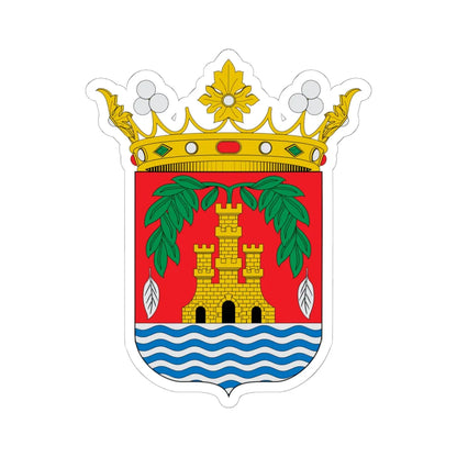 Escudo de Rentería Guipúzcoa (Spain) (Coat of Arms) STICKER Vinyl Kiss-Cut Decal 6 Inch White - The Sticker Space