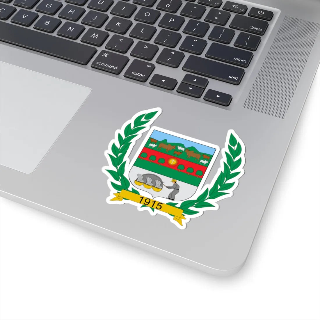 Escudo de Restrepo Meta (Colombia) (Coat of Arms) STICKER Vinyl Kiss-Cut Decal - The Sticker Space