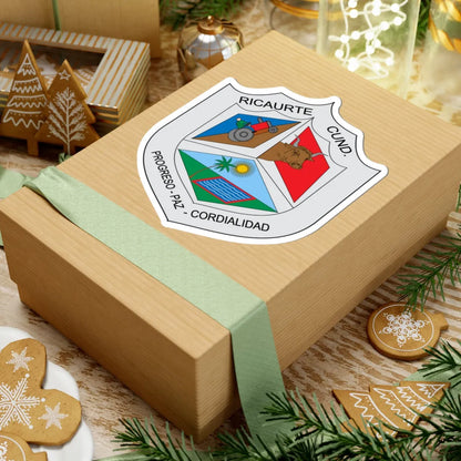 Escudo de Ricaurte Cundinamarca (Colombia) (Coat of Arms) STICKER Vinyl Kiss-Cut Decal - The Sticker Space