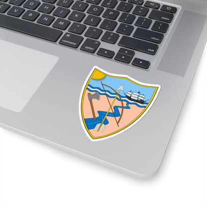 Escudo de Riohacha (Colombia) (Coat of Arms) STICKER Vinyl Kiss-Cut Decal - The Sticker Space
