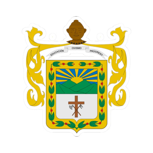 Escudo de Risaralda Caldas (Colombia) (Coat of Arms) STICKER Vinyl Kiss-Cut Decal 2 Inch White - The Sticker Space