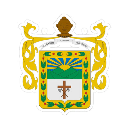 Escudo de Risaralda Caldas (Colombia) (Coat of Arms) STICKER Vinyl Kiss-Cut Decal 4 Inch White - The Sticker Space