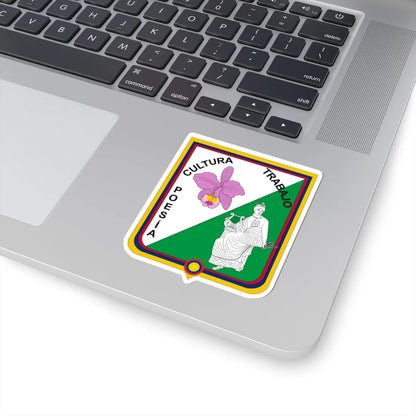 Escudo de Rivera - Huila (Colombia) (Coat of Arms) STICKER Vinyl Kiss-Cut Decal - The Sticker Space