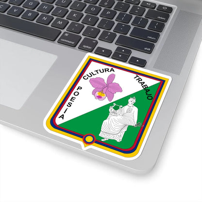 Escudo de Rivera - Huila (Colombia) (Coat of Arms) STICKER Vinyl Kiss-Cut Decal - The Sticker Space