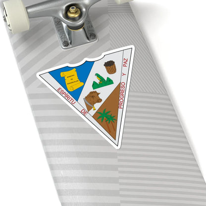 Escudo de Roncesvalles Tolima (Colombia) (Coat of Arms) STICKER Vinyl Kiss-Cut Decal - The Sticker Space