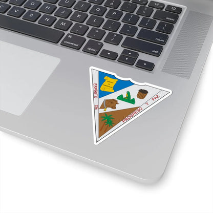 Escudo de Roncesvalles Tolima (Colombia) (Coat of Arms) STICKER Vinyl Kiss-Cut Decal - The Sticker Space