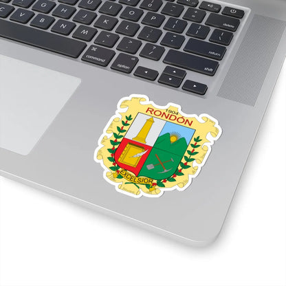 Escudo de Rondón Boyacá (Colombia) (Coat of Arms) STICKER Vinyl Kiss-Cut Decal - The Sticker Space