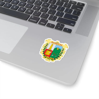 Escudo de Rondón Boyacá (Colombia) (Coat of Arms) STICKER Vinyl Kiss-Cut Decal - The Sticker Space