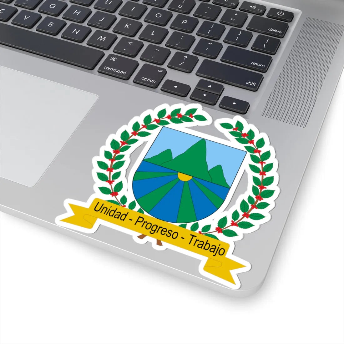 Escudo de Rovira Tolima (Colombia) (Coat of Arms) STICKER Vinyl Kiss-Cut Decal - The Sticker Space