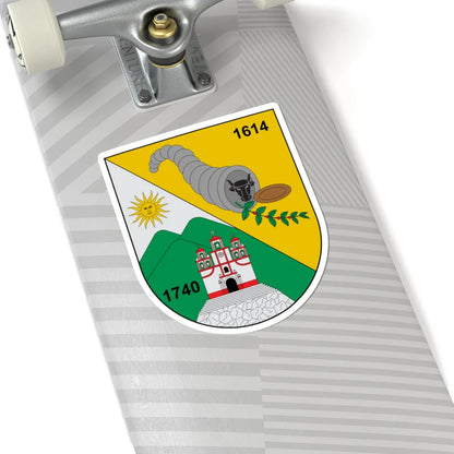 Escudo de Sabanalarga Antioquia (Colombia) (Coat of Arms) STICKER Vinyl Kiss-Cut Decal - The Sticker Space