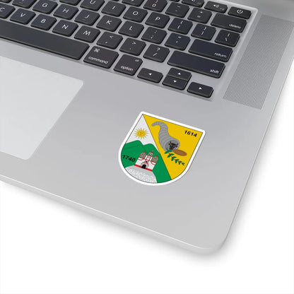 Escudo de Sabanalarga Antioquia (Colombia) (Coat of Arms) STICKER Vinyl Kiss-Cut Decal - The Sticker Space