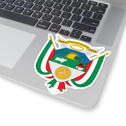 Escudo de Sabanas de San Ángel (Colombia) (Coat of Arms) STICKER Vinyl Kiss-Cut Decal - The Sticker Space