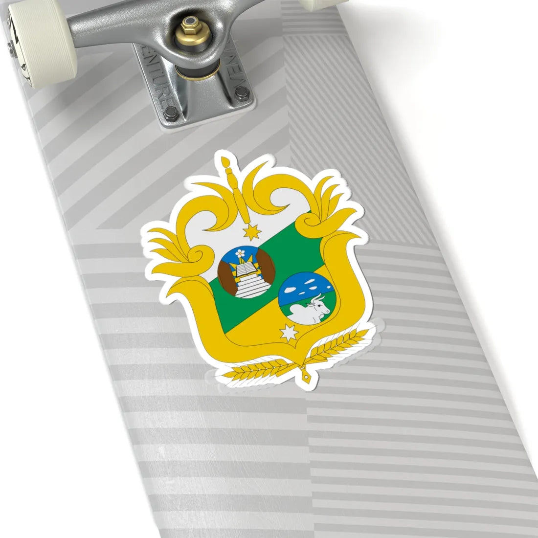 Escudo de Sahagún Córdoba (Colombia) (Coat of Arms) STICKER Vinyl Kiss-Cut Decal - The Sticker Space