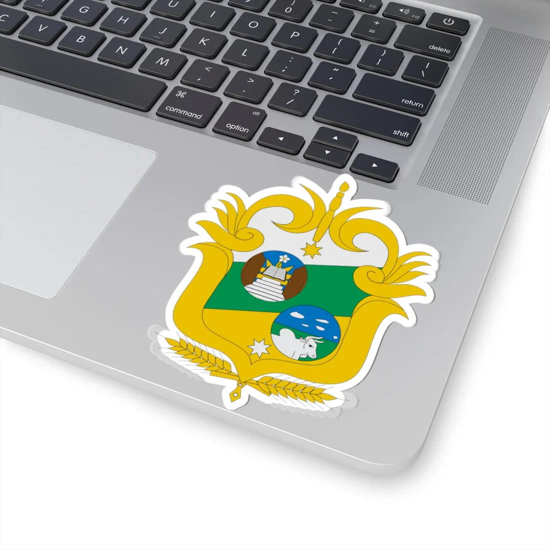 Escudo de Sahagún Córdoba (Colombia) (Coat of Arms) STICKER Vinyl Kiss-Cut Decal - The Sticker Space