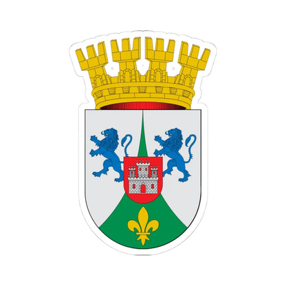 Escudo de Salamanca Chile (Chile) (Coat of Arms) STICKER Vinyl Kiss-Cut Decal 4 Inch White - The Sticker Space