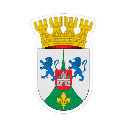 Escudo de Salamanca Chile (Chile) (Coat of Arms) STICKER Vinyl Kiss-Cut Decal 6 Inch White - The Sticker Space