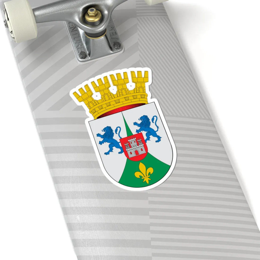 Escudo de Salamanca Chile (Chile) (Coat of Arms) STICKER Vinyl Kiss-Cut Decal - The Sticker Space