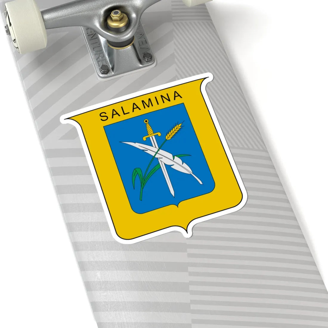 Escudo de Salamina Caldas (Colombia) (Coat of Arms) STICKER Vinyl Kiss-Cut Decal - The Sticker Space
