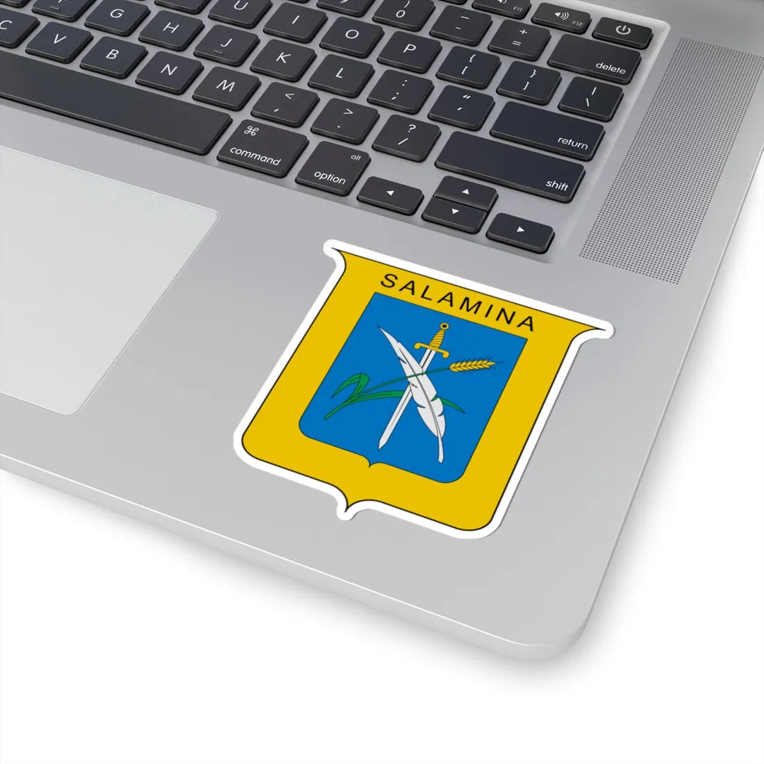 Escudo de Salamina Caldas (Colombia) (Coat of Arms) STICKER Vinyl Kiss-Cut Decal - The Sticker Space
