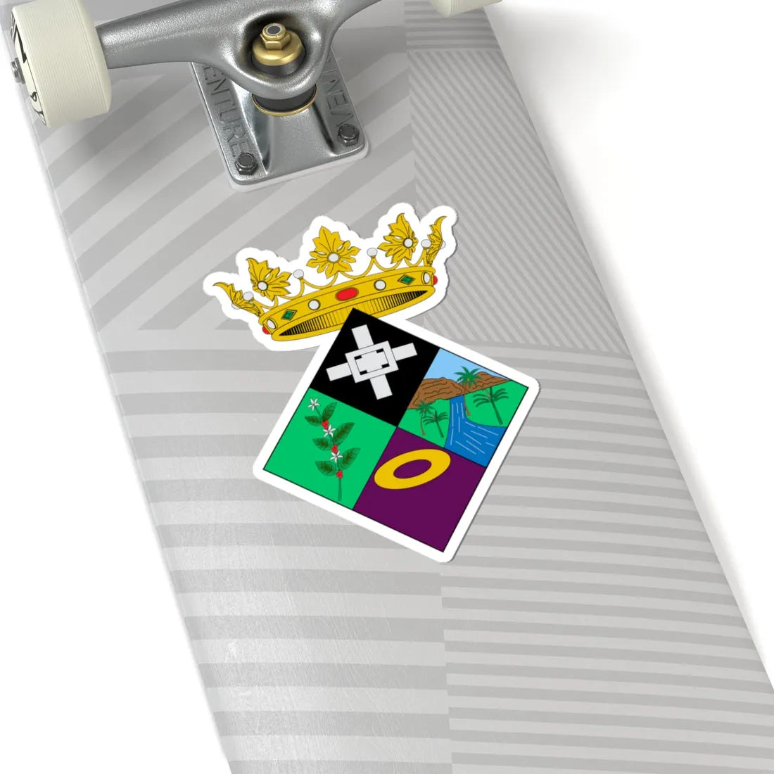 Escudo de Salazar de las Palmas (Colombia) (Coat of Arms) STICKER Vinyl Kiss-Cut Decal - The Sticker Space