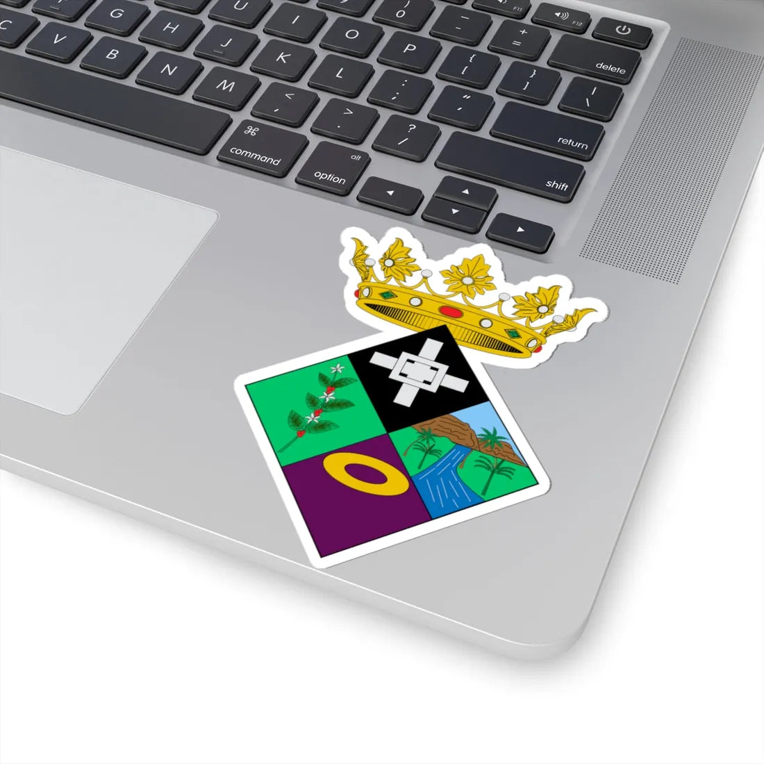 Escudo de Salazar de las Palmas (Colombia) (Coat of Arms) STICKER Vinyl Kiss-Cut Decal - The Sticker Space