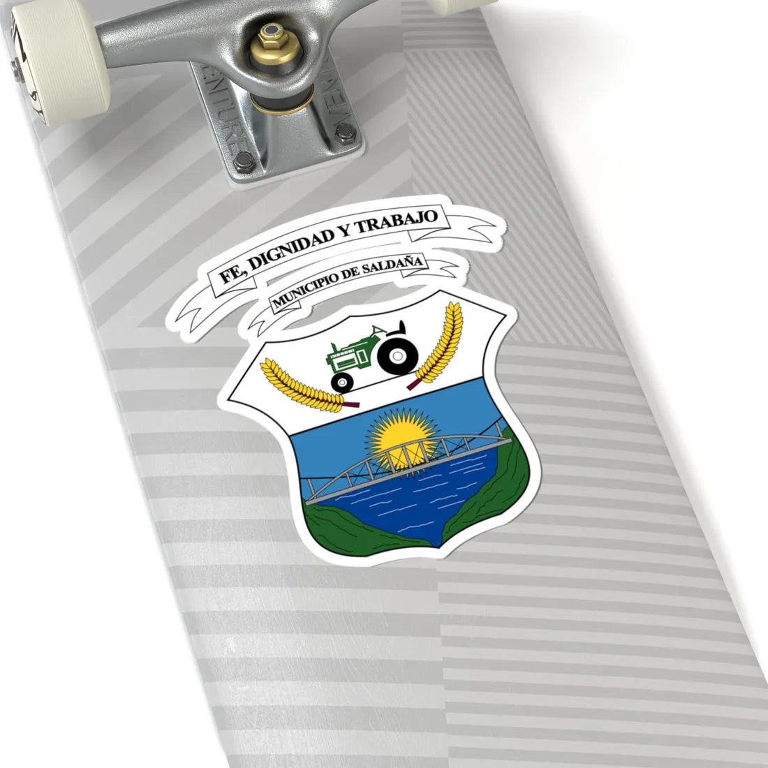 Escudo de Saldaña - Tolima (Colombia) (Coat of Arms) STICKER Vinyl Kiss-Cut Decal - The Sticker Space