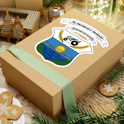 Escudo de Saldaña - Tolima (Colombia) (Coat of Arms) STICKER Vinyl Kiss-Cut Decal - The Sticker Space