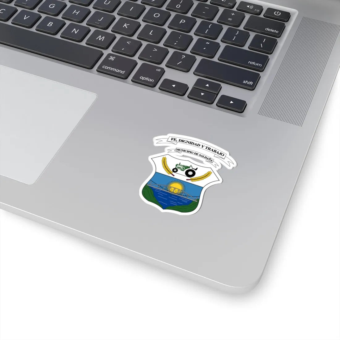 Escudo de Saldaña - Tolima (Colombia) (Coat of Arms) STICKER Vinyl Kiss-Cut Decal - The Sticker Space